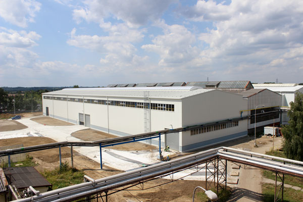 In 2015, in cooperation with the general contractor we built a warehousing hall in ArcelorMittal Tubular Products Karviná a.s.